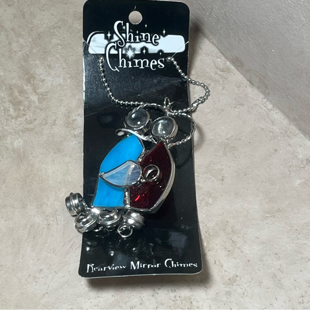 Dicksons Shine Chimes Rear View Mirror Chimes Angel  New